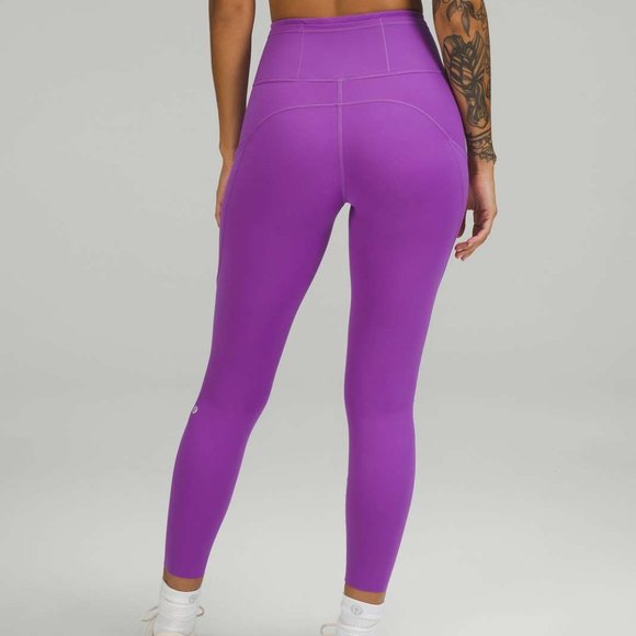 lululemon athletica Pants - NWT Lululemon Fast and Free High Rise Tight 25", Sz 6, Moonlit Magenta
